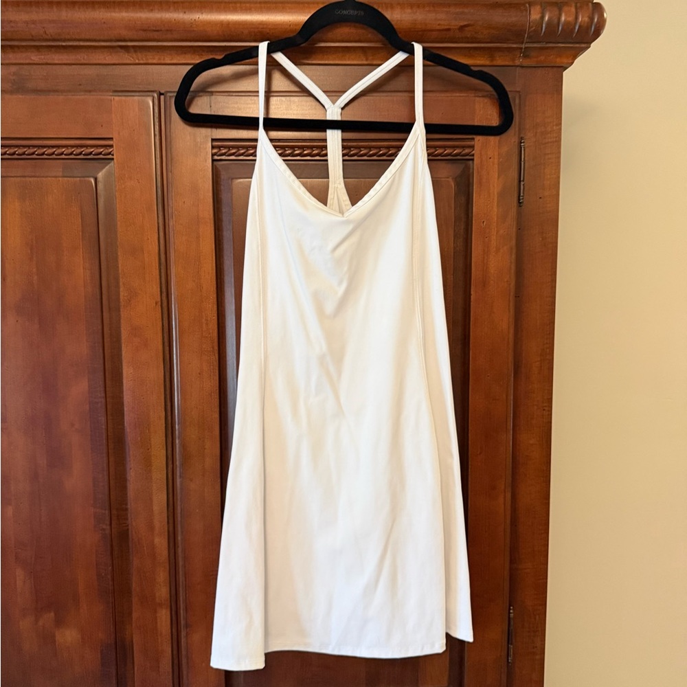 White Tn Action Athletic Dress